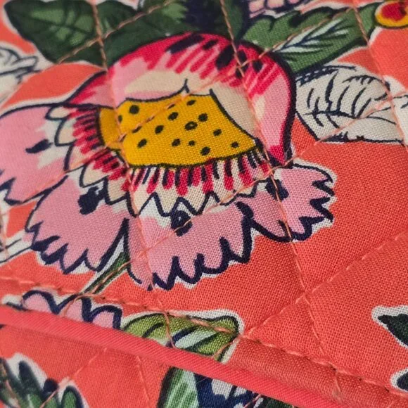 Vera Bradley Tri-Fold Wallet in Coral Floral - Picture 5 of 5
